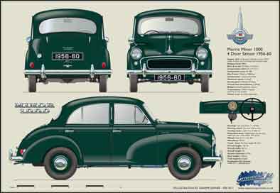 Morris Minor 4 door 1956-60